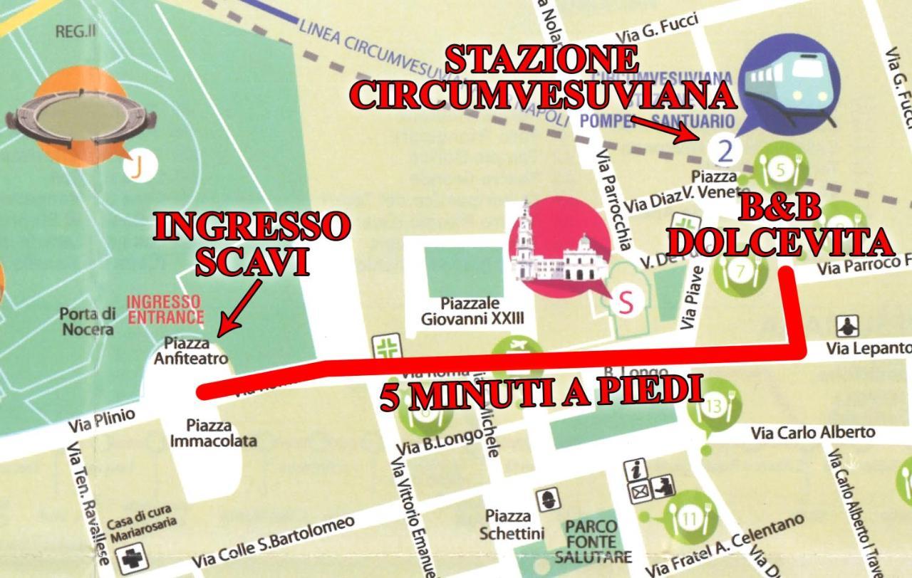 B&B Dolcevita Pompei Bagian luar foto